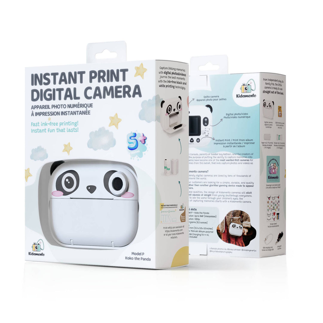 Koko the Panda - Instant Print Kids Digital Camera - Model P