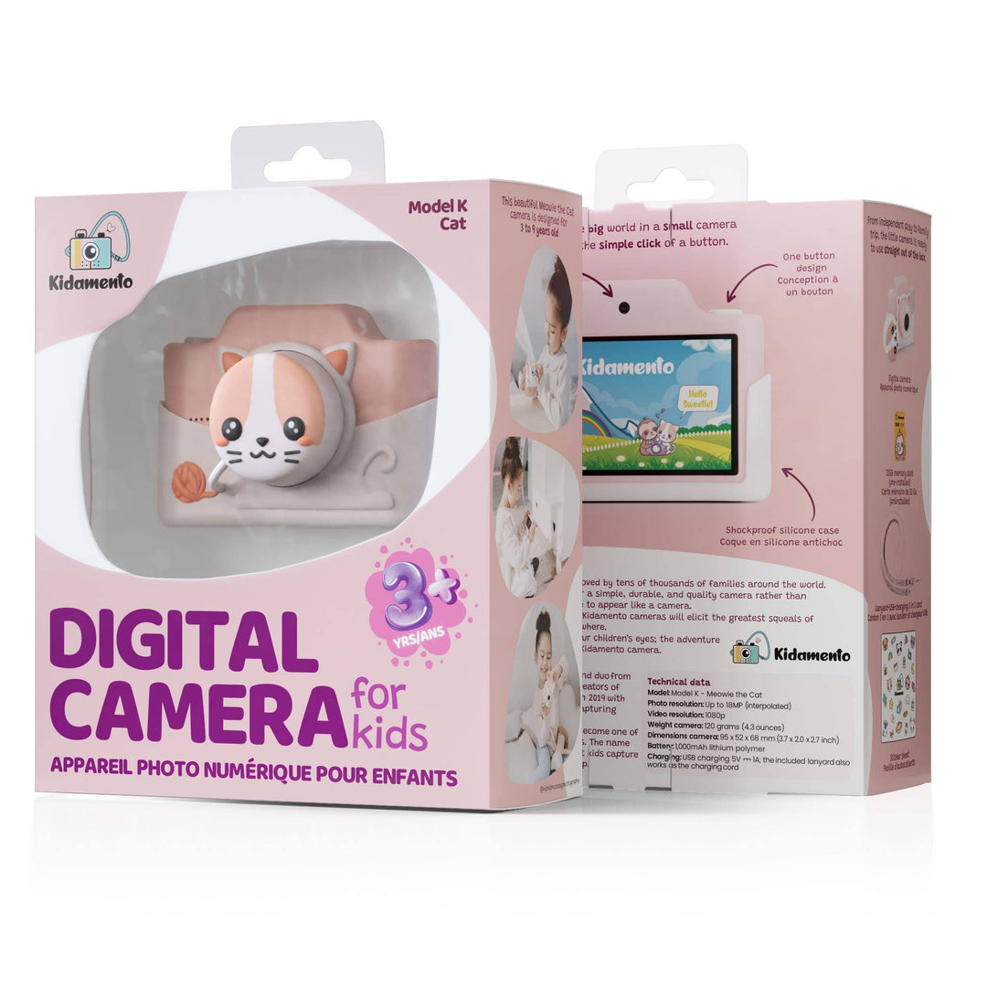 Meowie the Cat - Kids Digital Camera - Model K