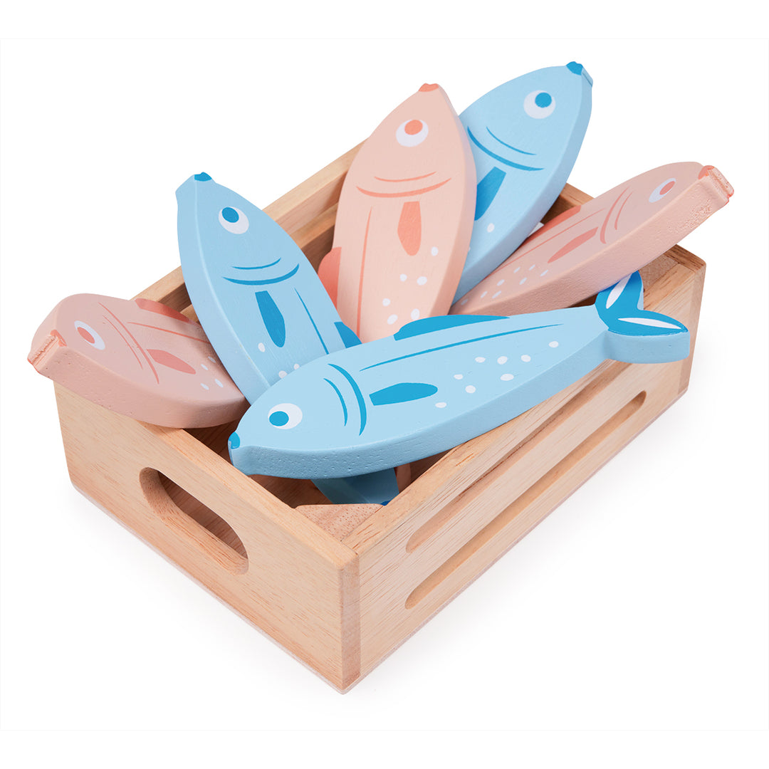 Wooden Toy Fishmonger Crate