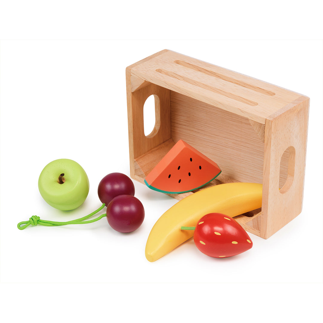 Wooden Toy Orchard Crate