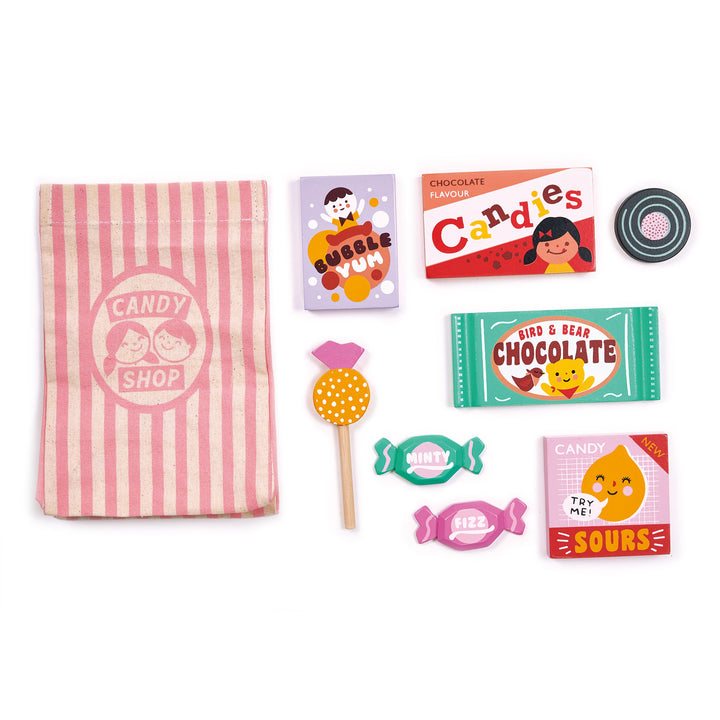 Wooden Toy Candy Shop Bag