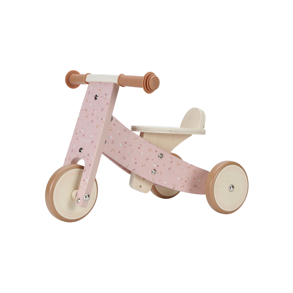 Little Dutch - Wooden Tricycle - Pink