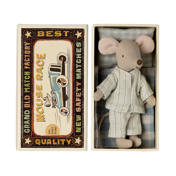 Maileg - Big Brother Mouse In A Matchbox