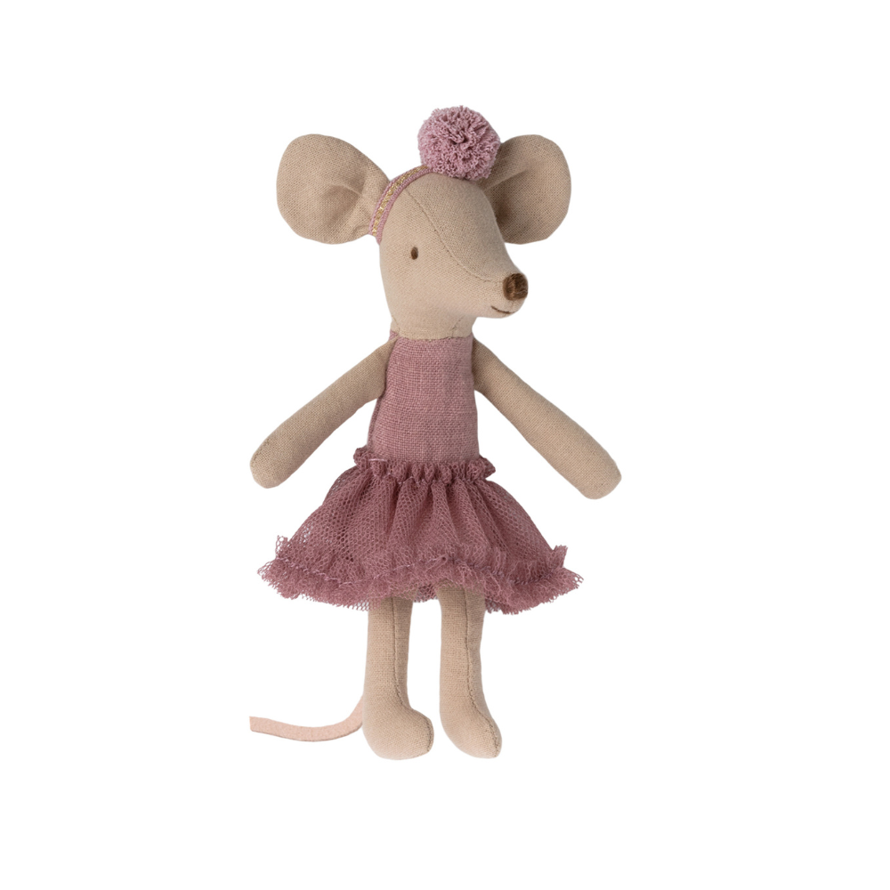 Maileg - Big Sister Ballerina Mouse - Heather