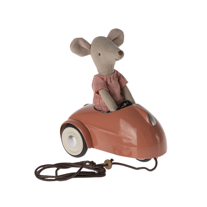 Maileg - Mouse Car - Coral
