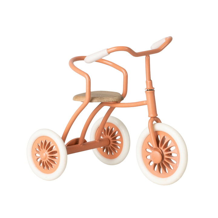 Maileg - Abri a Tricycle, Mouse - Coral