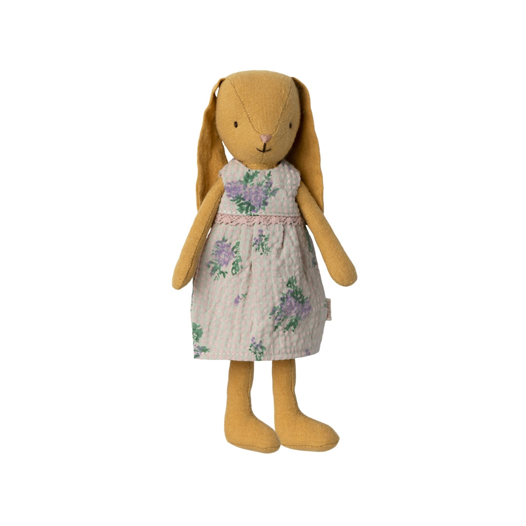 Maileg - Bunny Size 1, Dusty Yellow - Dress