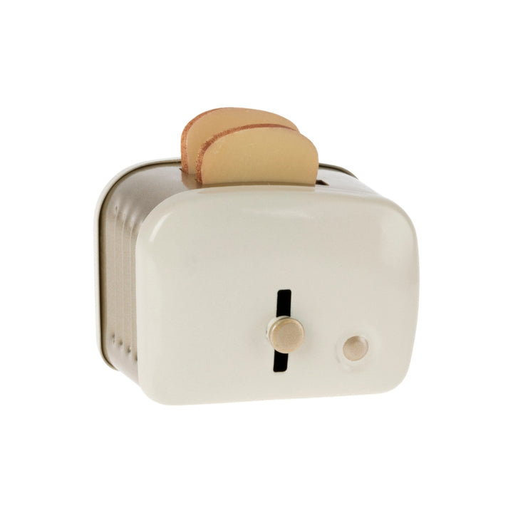 Maileg - Miniature Toaster with Bread, Off-White