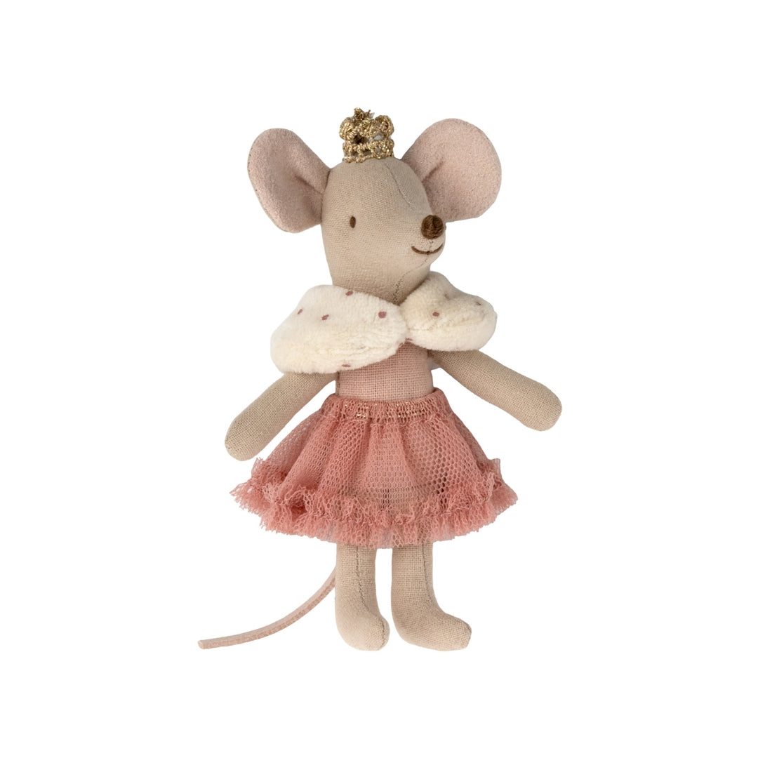 Maileg - Princess Mouse, Little Sister In A Matchbox - Rose