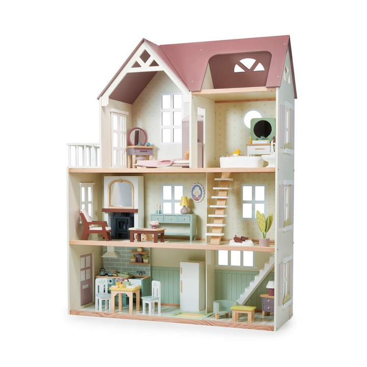 Mulberry Mansion Wooden Dolls House