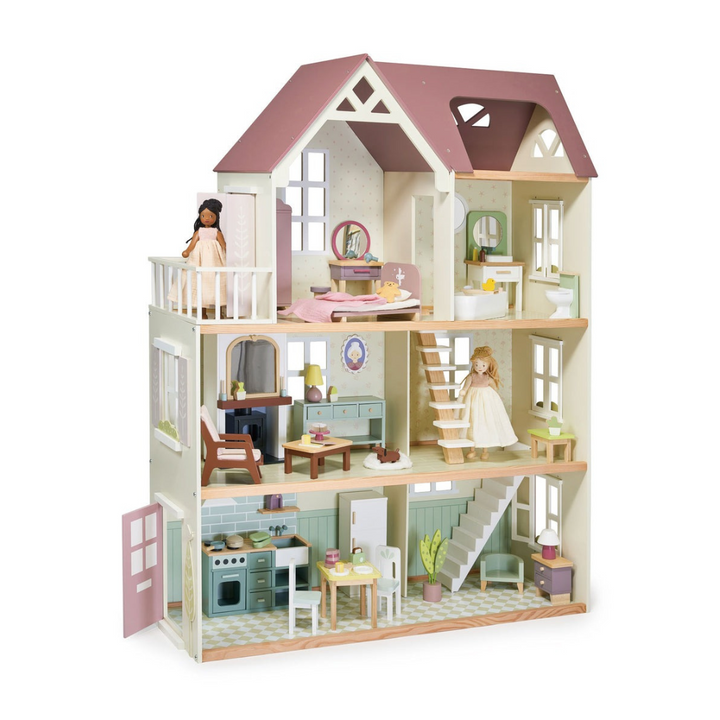 Mulberry Mansion Wooden Dolls House