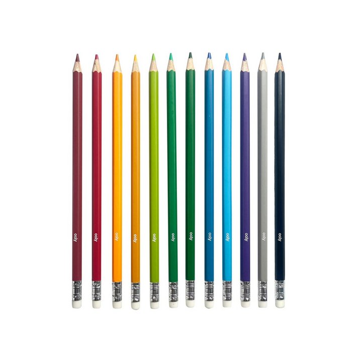UnMistakeAbles Erasable Coloured Pencils - Set of 12