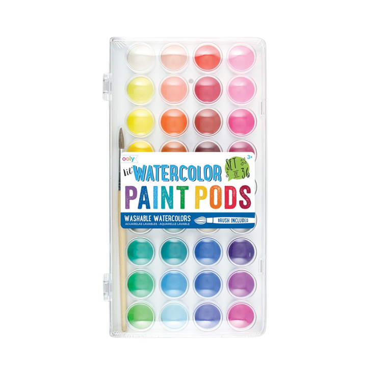 Lil' Watercolor Paint Pods - Set of 36 Colours