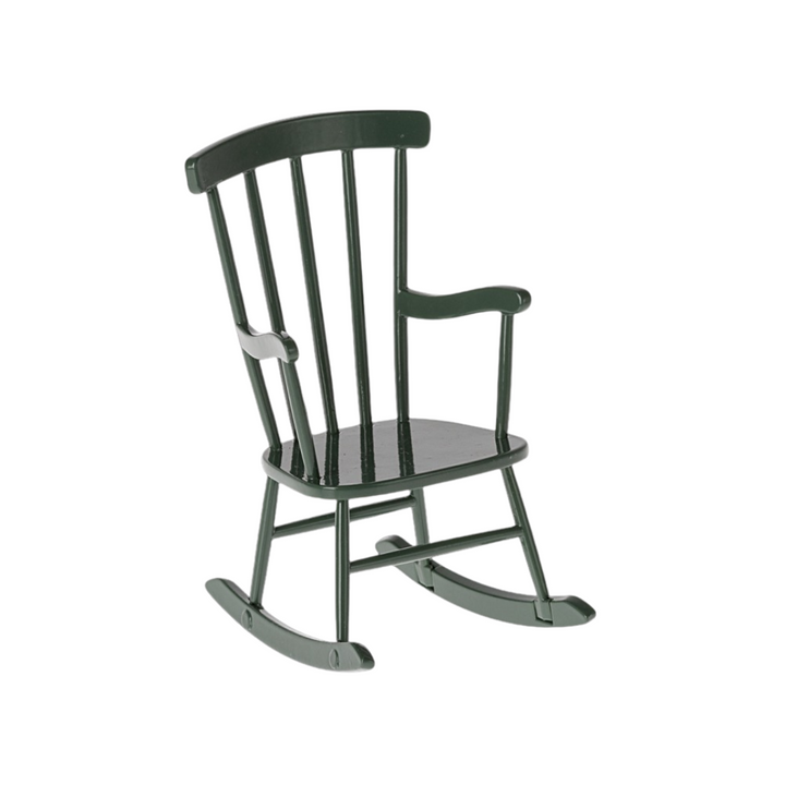 Maileg - Rocking Chair, Dark Green - For Mice