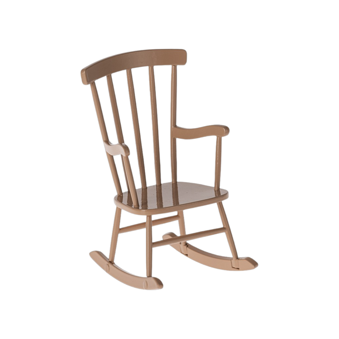 Maileg - Rocking Chair, Dark Powder - For Mice