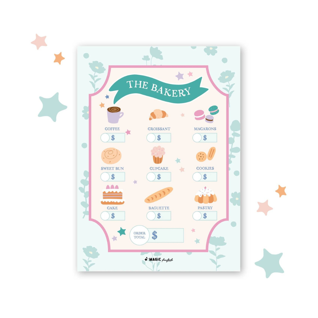 Pretend Play - The Bakery Order Pad