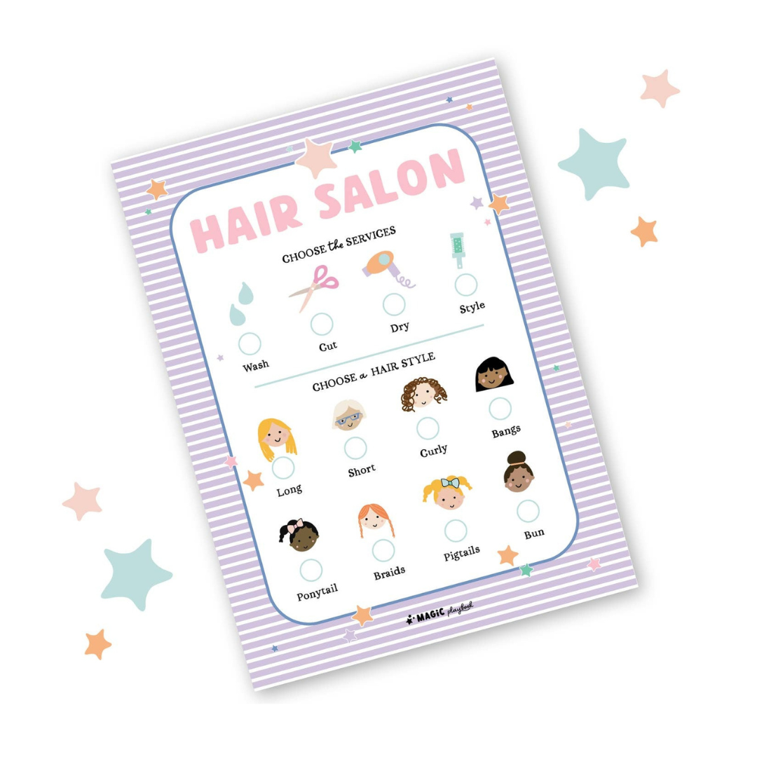 Pretend Play - The Hair Salon Pad