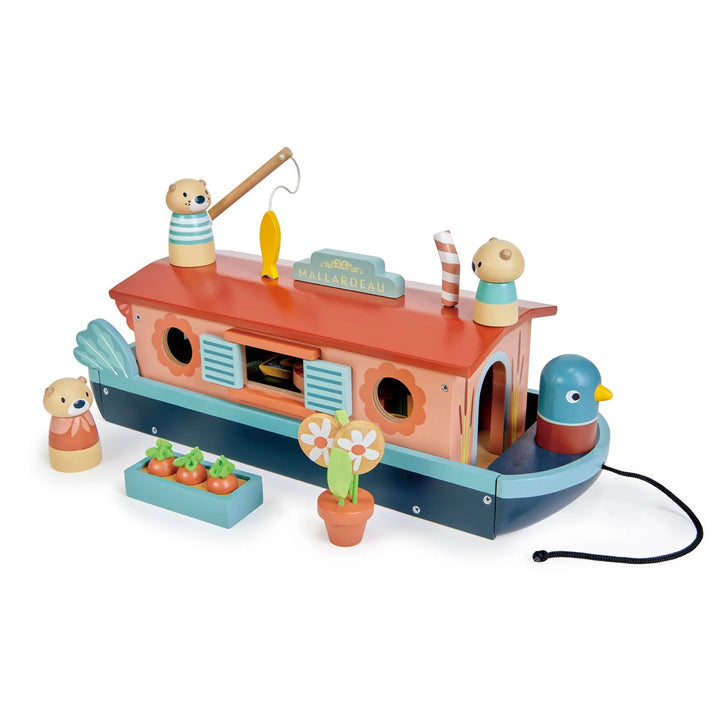 Little Otter Canal Boat Wooden Toy