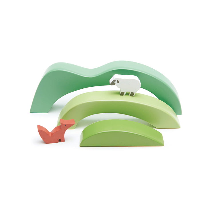 Green Hills Wooden Stacking Toy