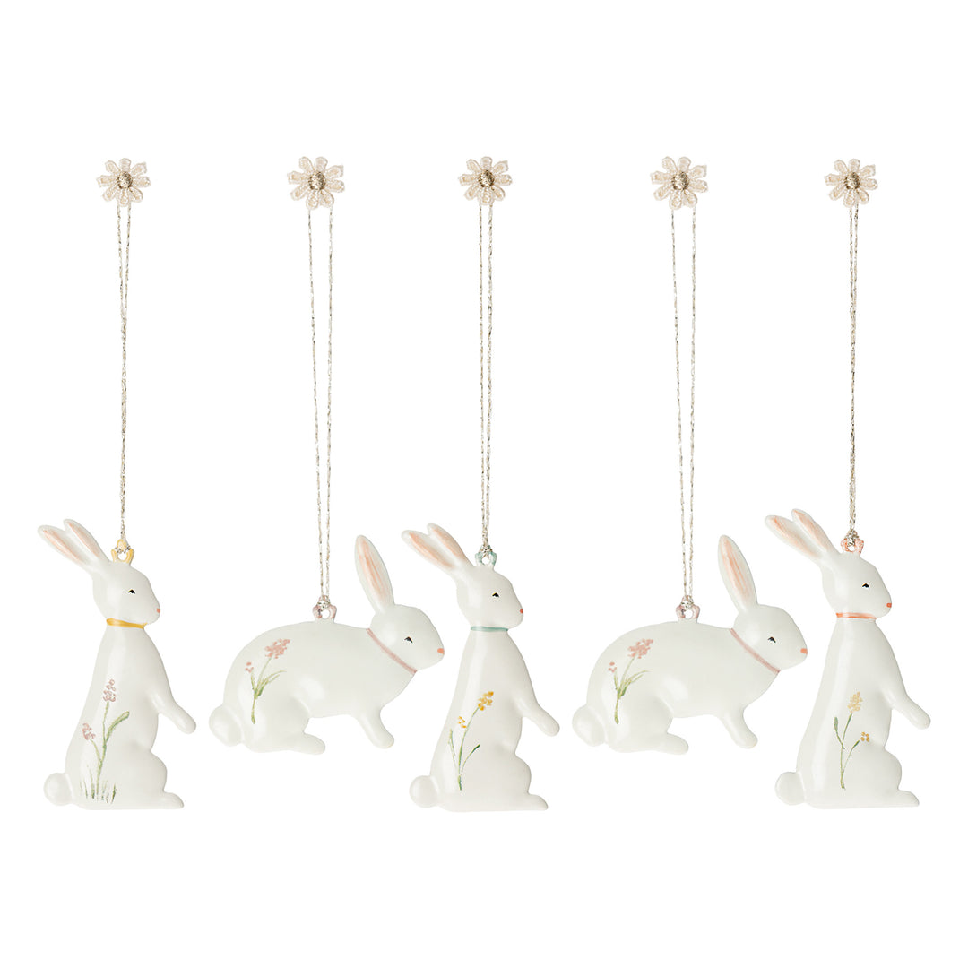 Maileg - Easter Bunny Ornaments - Set of 5