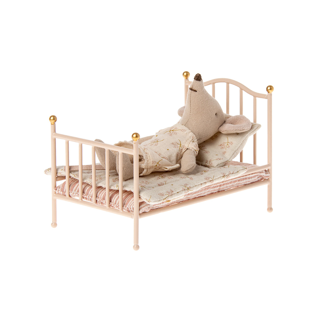 Maileg - Vintage Bed - Rose - For Mice