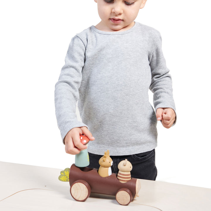 Timber Taxi Wooden Toy