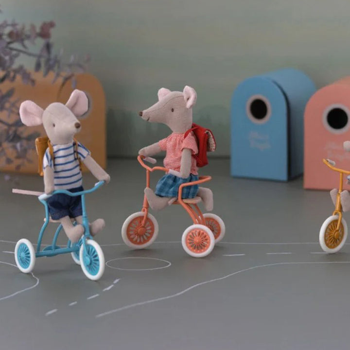Maileg - Tricycle Mouse, Big Brother with Bag