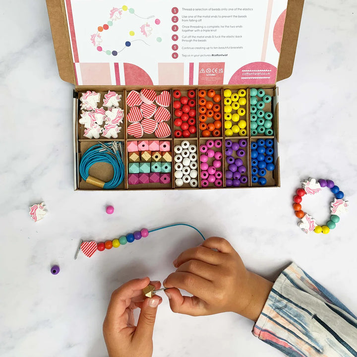 Unicorns + Rainbows - Bracelet Making Kit
